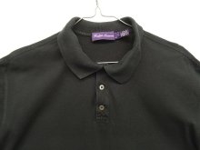 他の写真1: RALPH LAUREN "PURPLE LABEL" 半袖 ポロシャツ ブラック イタリア製 (USED)