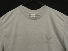 他の写真1: アメリカ軍 USAF (US AIR FORCE) 両面リフレクタープリント Tシャツ アッシュグレー (USED)