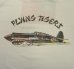 画像3: 80'S AVG "FLYING TIGERS" シングルステッチ 両面プリント Tシャツ ホワイト USA製 (VINTAGE) (3)