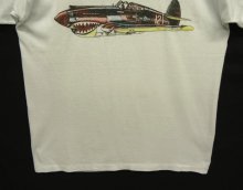 他の写真3: 80'S AVG "FLYING TIGERS" シングルステッチ 両面プリント Tシャツ ホワイト USA製 (VINTAGE)