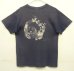 画像4: 90'S SUN STUDIO 両面プリント Tシャツ フェードネイビー (VINTAGE) (4)