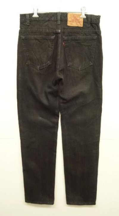 画像3: 90'S LEVIS 505 デニム ブラック USA製 W33L32 (VINTAGE)