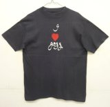 80'S I LOVE JAZZ シングルステッチ 半袖 Tシャツ ダークネイビー USA製 (VINTAGE)