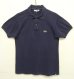 画像1: 70'S CHEMISE LACOSTE ポロシャツ ネイビー フランス製 (VINTAGE) (1)