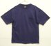 画像1: 90'S CROSS CREEK コットン100% シングルステッチ ポケット付き 半袖 Tシャツ ネイビー USA製 (VINTAGE) (1)