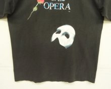 他の写真3: 90'S THE PHANTOM OF THE OPERA シングルステッチ 半袖 Tシャツ フェードブラック (VINTAGE)