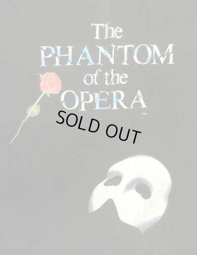 画像3: 90'S THE PHANTOM OF THE OPERA シングルステッチ 半袖 Tシャツ フェードブラック (VINTAGE)