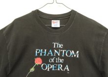 他の写真1: 90'S THE PHANTOM OF THE OPERA シングルステッチ 半袖 Tシャツ フェードブラック (VINTAGE)