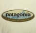 画像2: 90'S PATAGONIA オーバルロゴ バックプリント 半袖 Tシャツ ホワイト USA製 (VINTAGE) (2)