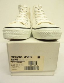 他の写真3: 90'S CONVERSE x ANACONDA SPORTS キャンバス スニーカー ホワイト 箱付き USA製 (DEADSTOCK)