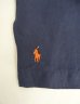 画像3: 90'S RALPH LAUREN "CALDWELL" シルクリネン 裾ロゴ 半袖 オープンカラーシャツ ダークネイビー (VINTAGE) (3)