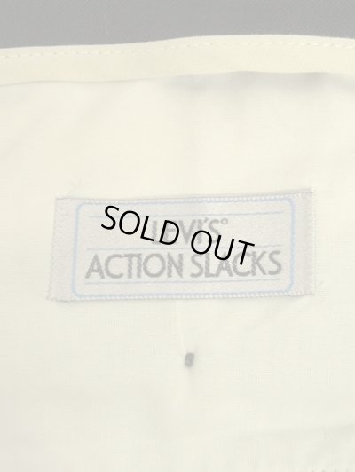 画像2: LEVIS "ACTION SLACKS" スラックス ブラック (VINTAGE)