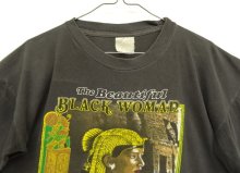 他の写真1: 90'S THE BEAUTIFUL BLACK WOMAN シングルステッチ 半袖 Tシャツ フェードブラック (VINTAGE)