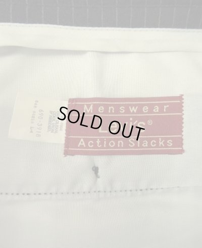 画像2: 80'S LEVIS "ACTION SLACKS" スラックス ストライプ TALONジップ (VINTAGE)