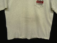 他の写真3: 90'S BASIC CIGARETTES "YOUR BASIC T-SHIRT" シングルステッチ ポケット付き Tシャツ アッシュグレー USA製 (VINTAGE)