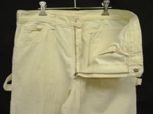 他の写真1: 70'S DICKIES 黒タグ チビタグ ペインターパンツ ホワイト TALONアルミジップ W34L32 USA製 (VINTAGE)