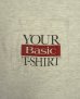 画像3: 90'S BASIC CIGARETTES "YOUR BASIC T-SHIRT" シングルステッチ ポケット付き Tシャツ アッシュグレー USA製 (VINTAGE)