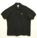 画像1: 80'S CHEMISE LACOSTE ポロシャツ ブラック フランス製 (VINTAGE) (1)