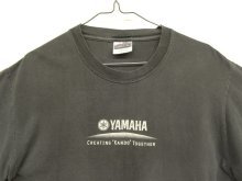 他の写真1: 90'S YAMAHA "CREATING KANDO TOGETHER" 両面プリント 半袖 Tシャツ フェードブラック (VINTAGE)