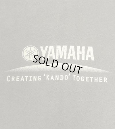 画像3: 90'S YAMAHA "CREATING KANDO TOGETHER" 両面プリント 半袖 Tシャツ フェードブラック (VINTAGE)