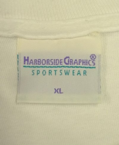 画像2: 90'S LL Bean "HARBORSIDE GRAPHICS" シングルステッチ 半袖 Tシャツ ホワイト USA製 (VINTAGE)