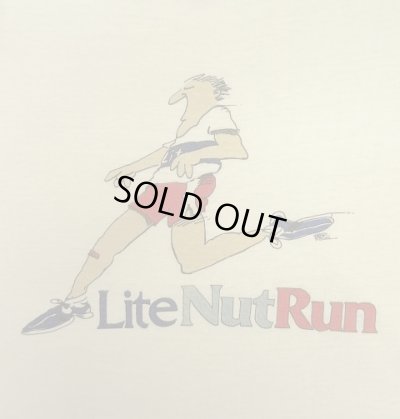 画像3: 80'S HANES "LITE NUT RUN" シングルステッチ 半袖 リンガーTシャツ ホワイト USA製 (VINTAGE)