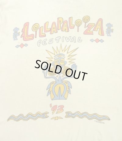 画像2: 90'S LOLLAPALOOZA '93 シングルステッチ 両面プリント 半袖 Tシャツ ホワイト (VINTAGE)