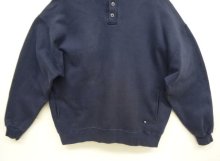 他の写真3: 90'S RUSSELL ATHLETIC "HIGH COTTON" ヘンリーネック スウェット パーカー ネイビー USA製 (VINTAGE)