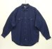 画像1: 90'S RALPH LAUREN レーヨン100% 長袖 シャツ ネイビー (VINTAGE) (1)