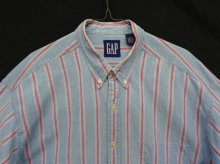 他の写真1: 90'S GAP 旧タグ シャンブレー 長袖 BDシャツ ストライプ (VINTAGE)