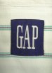 画像2: 90'S GAP 旧タグ シャンブレー 長袖 BDシャツ ストライプ (VINTAGE) (2)