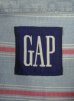 画像2: 90'S GAP 旧タグ シャンブレー 長袖 BDシャツ ストライプ (VINTAGE) (2)