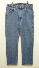 90'S LEVIS 505 デニム インディゴ USA製 W34L32 (VINTAGE)