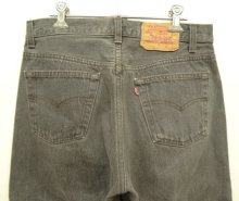 他の写真3: 80'S LEVIS 501 デニム 先染めブラック USA製 W30L32 (VINTAGE)