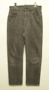 80'S LEVIS 501 デニム 先染めブラック USA製 W30L32 (VINTAGE)