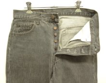 他の写真1: 80'S LEVIS 501 デニム 先染めブラック USA製 W30L32 (VINTAGE)