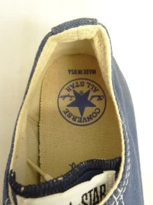 他の写真2: 90'S CONVERSE "ALL STAR LO" キャンバス スニーカー ネイビー USA製 (DEADSTOCK)