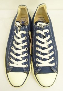 他の写真1: 90'S CONVERSE "ALL STAR LO" キャンバス スニーカー ネイビー USA製 (DEADSTOCK)