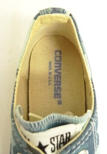 他の写真2: 90'S CONVERSE "ALL STAR LO" キャンバス スニーカー ブルーカモ USA製 BOX付き (VINTAGE)