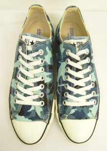 他の写真1: 90'S CONVERSE "ALL STAR LO" キャンバス スニーカー ブルーカモ USA製 BOX付き (VINTAGE)