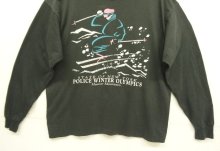 他の写真3: 90'S POLICE WINTER OLYMPIC シングルステッチ 長袖 Tシャツ フェードブラック (VINTAGE)