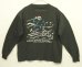 画像1: 90'S POLICE WINTER OLYMPIC シングルステッチ 長袖 Tシャツ フェードブラック (VINTAGE) (1)