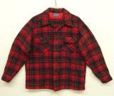 70'S PENDLETON "BOARD SHIRT" ウール オープンカラーシャツ チェック柄 USA製 (VINTAGE)