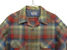 他の写真1: 70'S PENDLETON "BOARD SHIRT" ウール オープンカラーシャツ チェック柄 USA製 (VINTAGE)