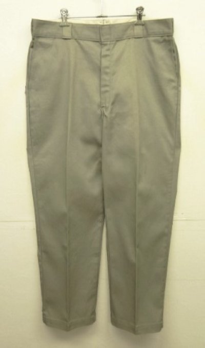 画像1: 90'S DICKIES 874 ワークパンツ グレー W38L30 USA製 (VINTAGE)