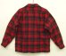 画像4: 70'S PENDLETON "BOARD SHIRT" ウール オープンカラーシャツ チェック柄 USA製 (VINTAGE) (4)