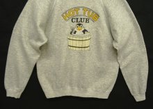 他の写真3: 80'S HANES "HOT TUB CLUB" ラグランスリーブ スウェットシャツ ヘザーグレー USA製 (VINTAGE)