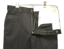 他の写真1: 80'S DICKIES 874 チビタグ ワークパンツ ブラック TALONジップ W34L30 USA製 (VINTAGE)