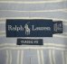 画像2: 90'S RALPH LAUREN "CLASSIC FIT" オックスフォード 長袖 BDシャツ ストライプ (VINTAGE) (2)