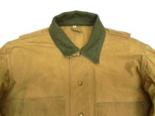 他の写真1: 90'S C.C.FILSON 襟ウール ワックスコットン ショートジャケット カーキ USA製 (VINTAGE)